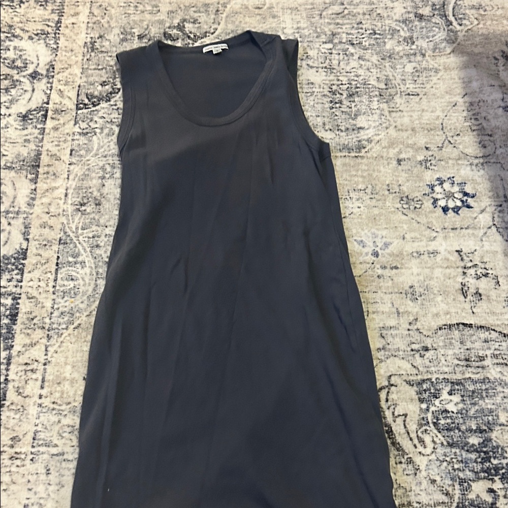 James Perse Slate Ribbed Top